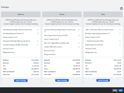 New Sales Proposals Feature